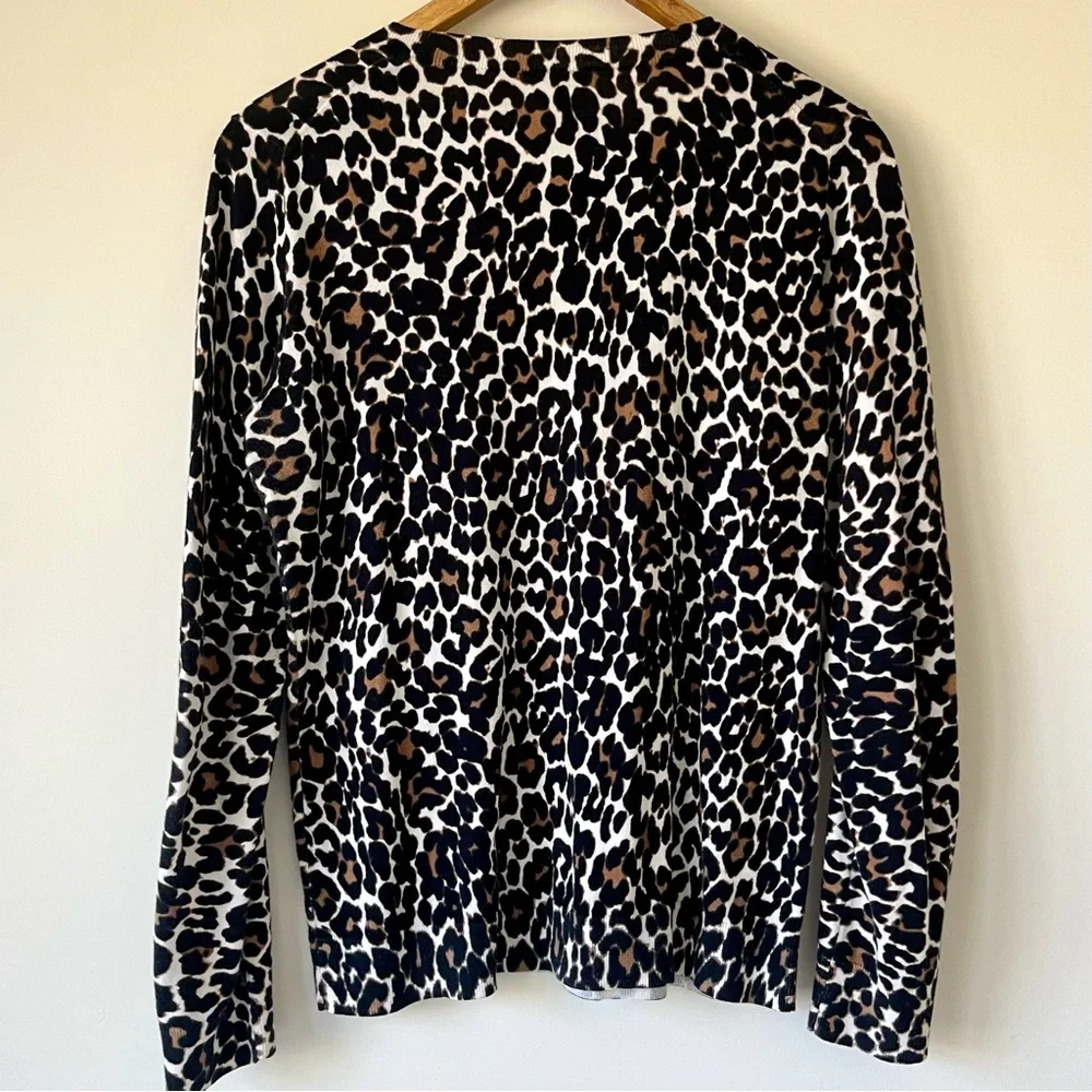 J. Crew Factory Teddie Sweater in Leopard - Picture 7 of 7